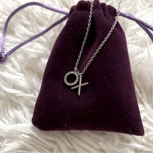 3/$25 Silver XO Necklace